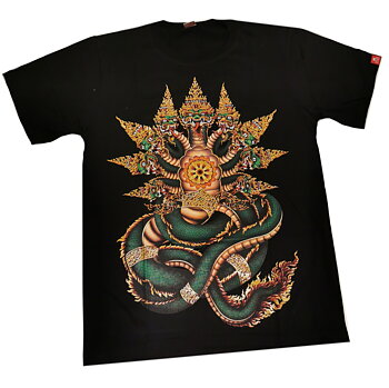 T-Shirt - Auspicious Dragon - Svart