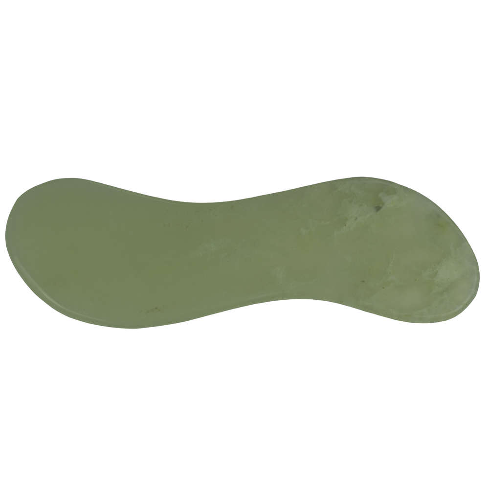 Guasha Massage Verktyg  - S form  -  Ny Jade/Serpentine 