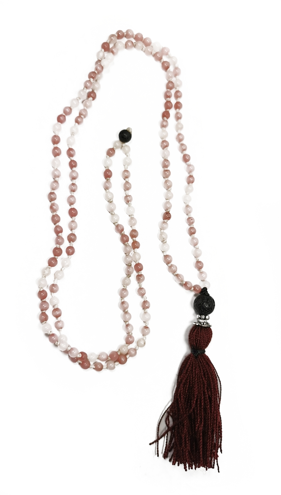 Rosenkvarts Mala  - 4mm Pärlor - 2