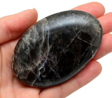 Pebbles "No Worry Stone" - Svart Månsten - 3