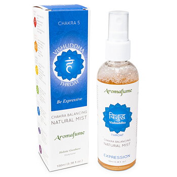 aromafume chakra spray halschakrat uttryck vishudda
