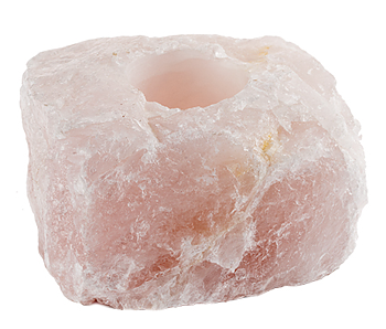 Rosenkvarts Ljuslykta