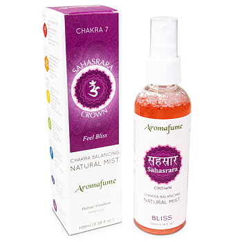 aromafume chakra spray kronchakrat salighet sahasrara