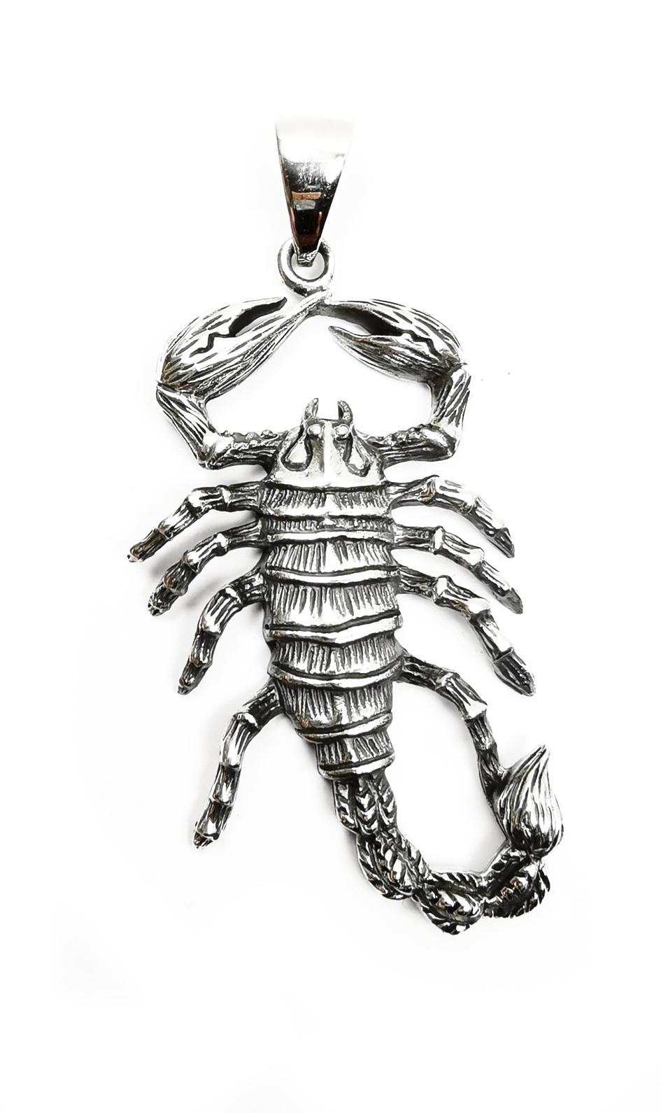 Skorpion Hänge  i  Silver -  61mm