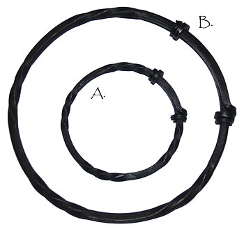 Edsring - Ring smidd i järn