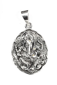 Ganesha hänge i silver