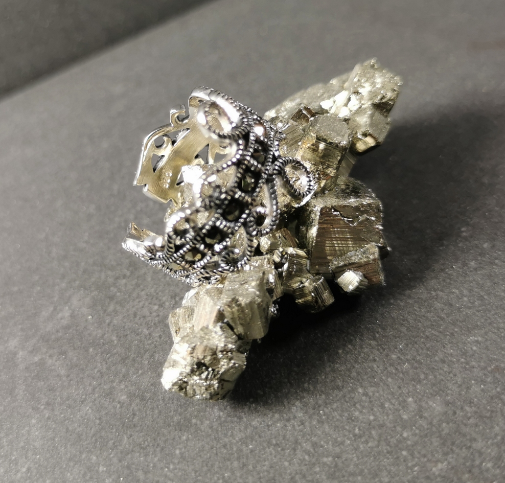 Markasit Silverring - Evighet - 2