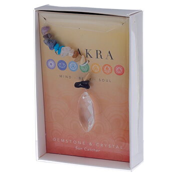 Chakra Glas Prismor, Rund Istapp