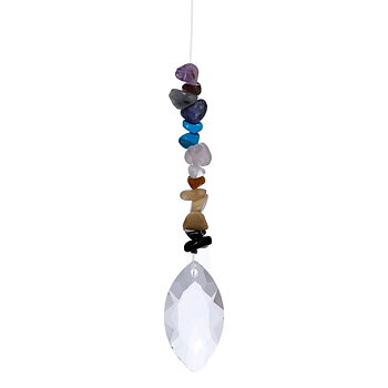 Chakra Glas Prismor, Rund Istapp