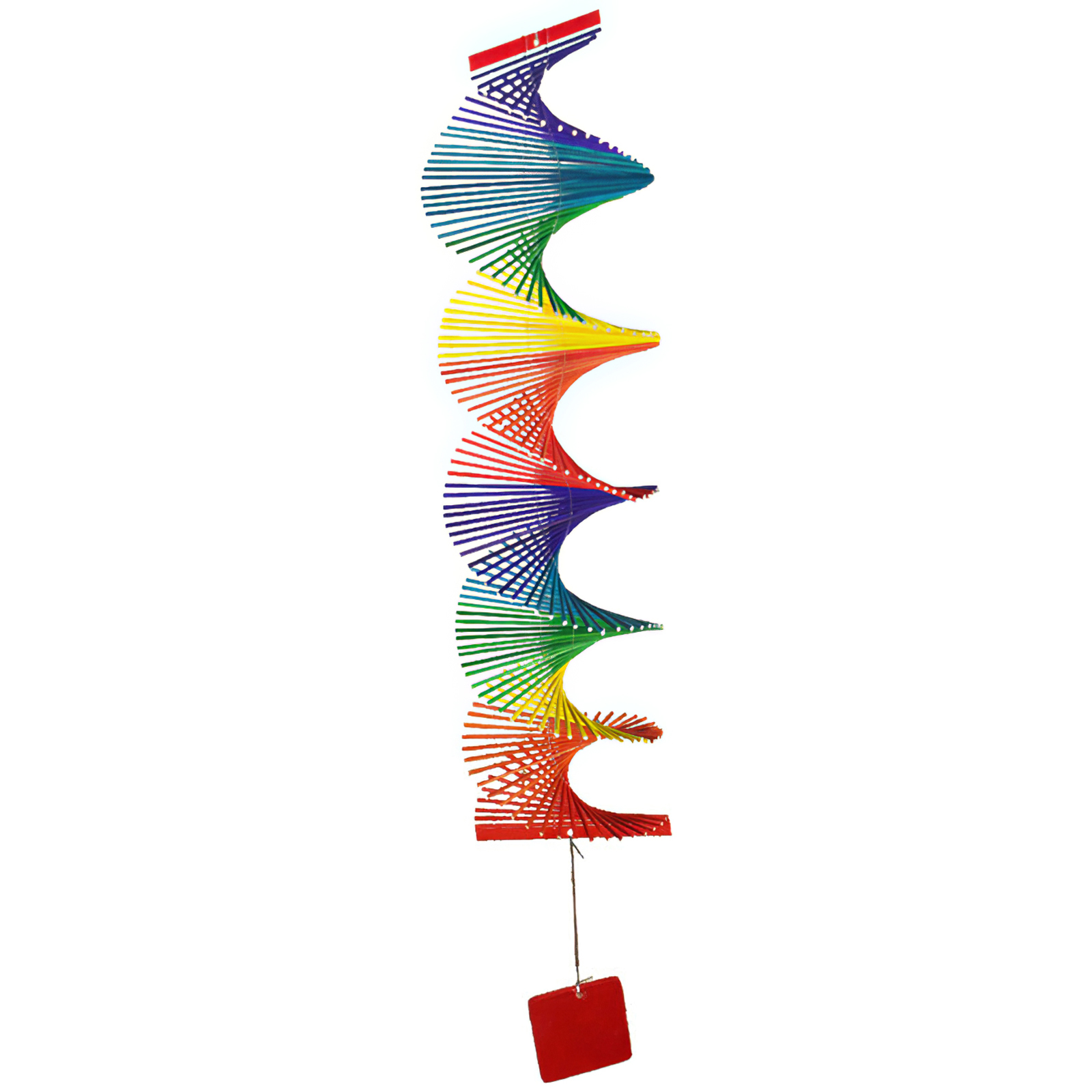 Vindsnurra / Wind Twister i Målad Bambu 
