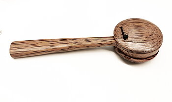 Snake Rattle i Bambu Trä ( Castanets från Bali)