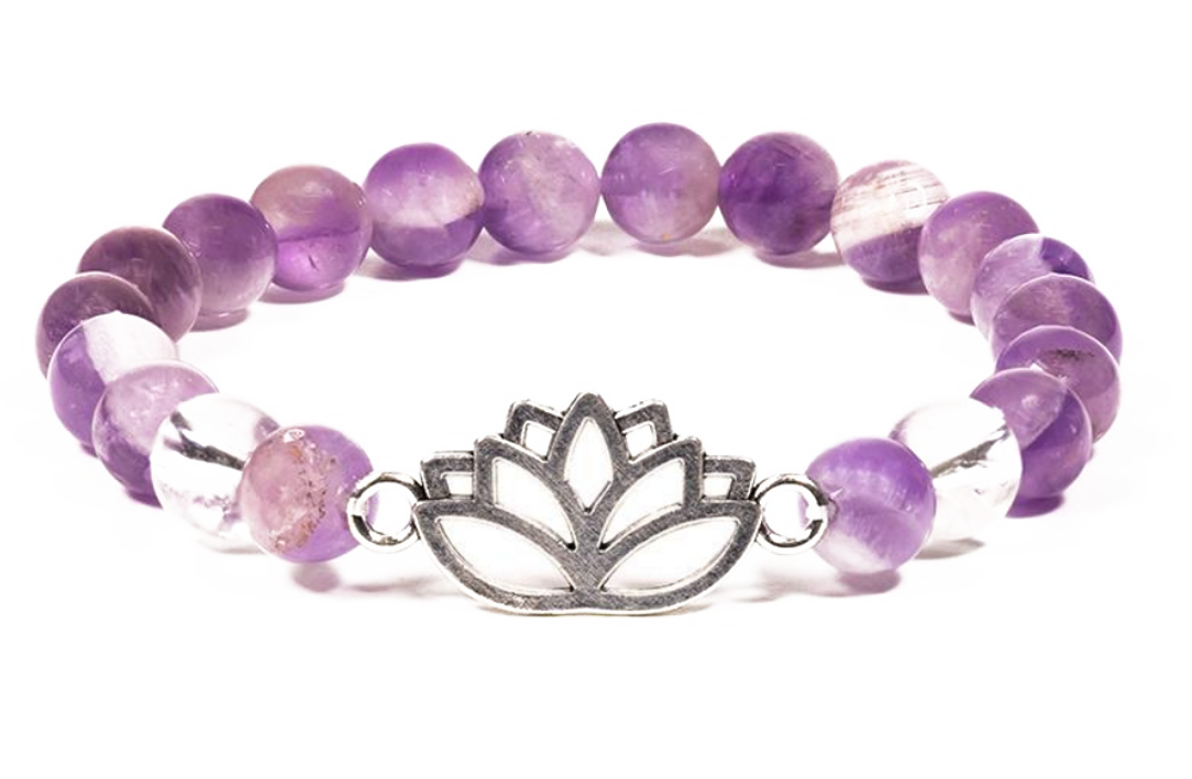 Lotus Armband - Ametist - Harmoni