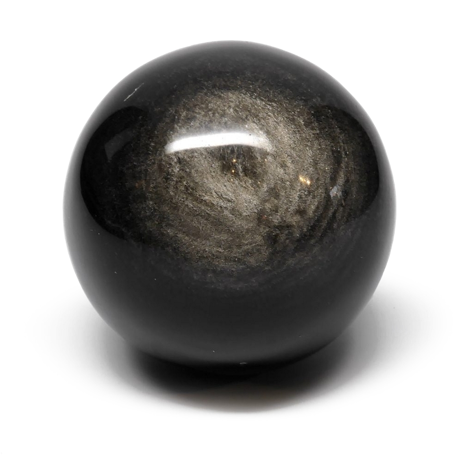 Guld Sheen Obsidian Kula / Klot - 2