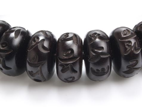 Svart Jujube Buddha Armband  - 3