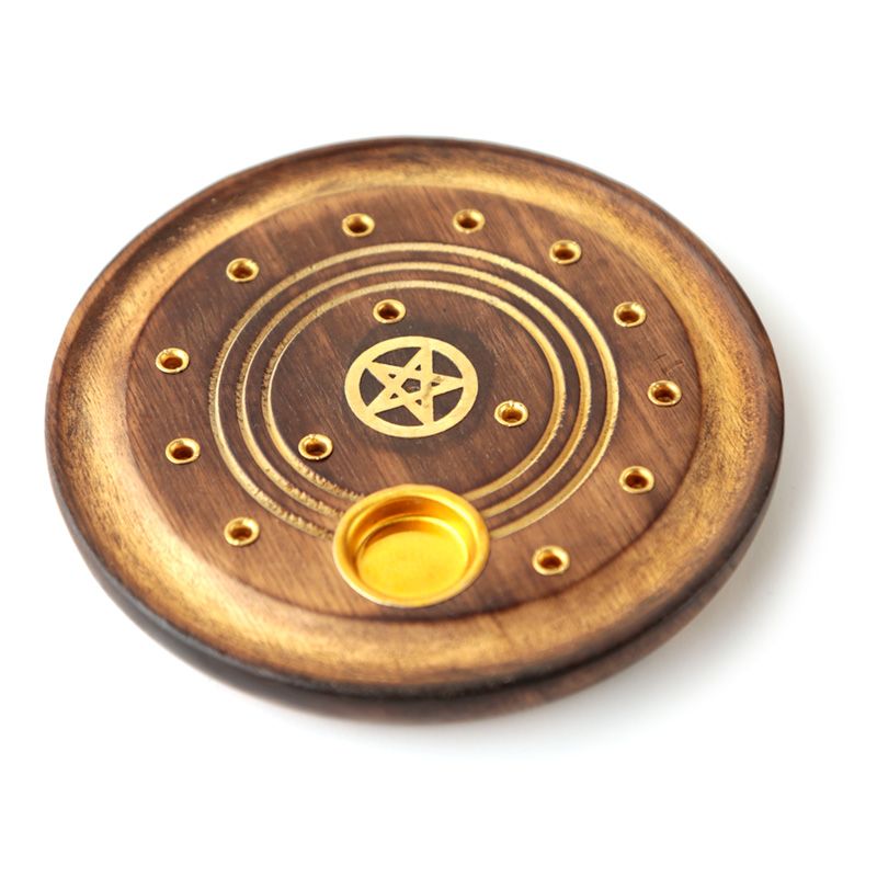 Rökelsehållare - Pentagram Disk - 2