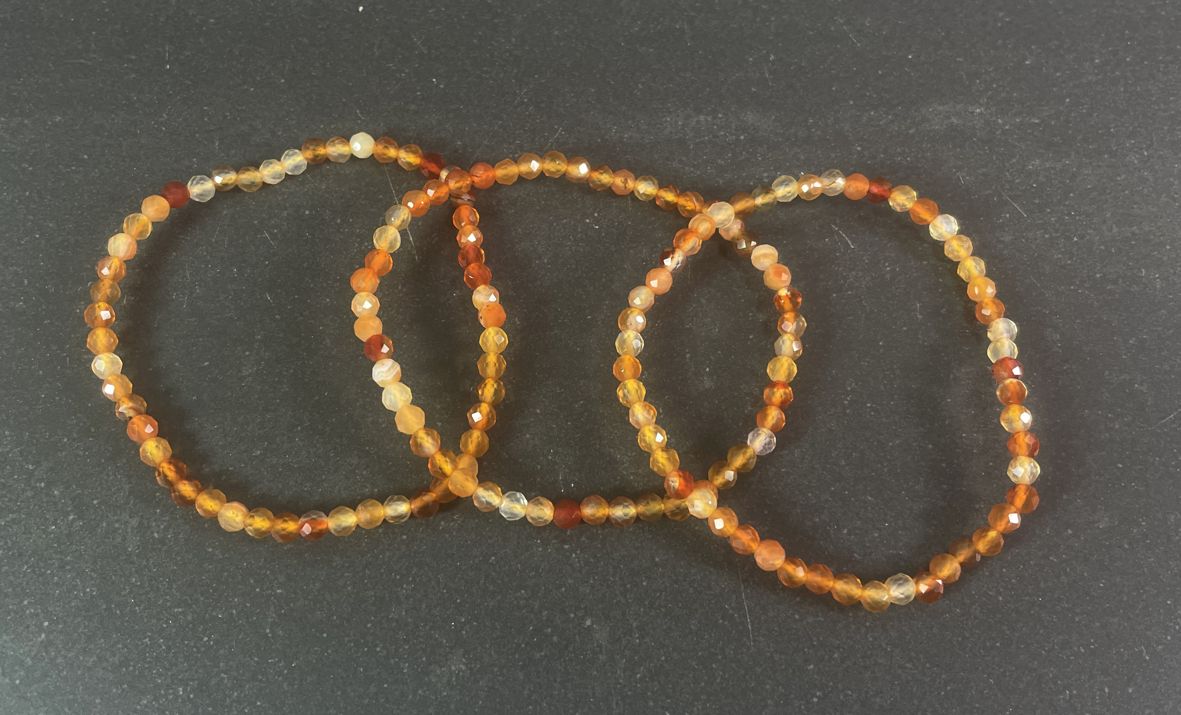 Karneol Fasett Armband 