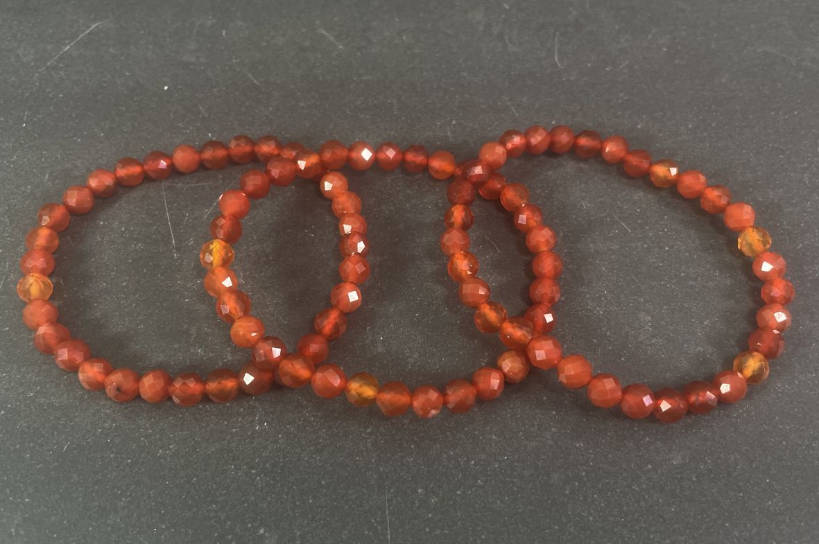 Karneol Fasett Armband 