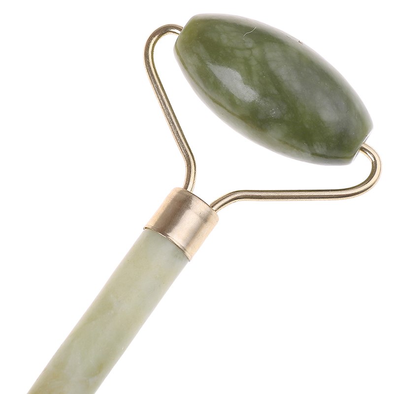 Serpentin (Ny Jade)  Massage Verktyg  - Ansiktsroller - Ljus Grön - 3