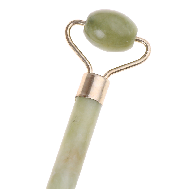 Serpentin (Ny Jade)  Massage Verktyg  - Ansiktsroller - Ljus Grön - 2