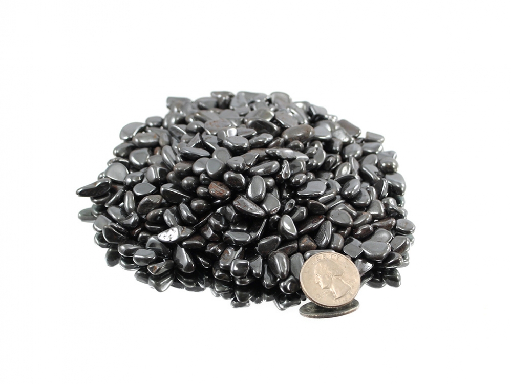 Hematit Trumlad Sten,  5- 10mm Stenar - ca. 250gram