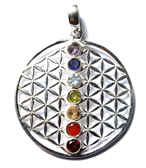 Seed /Flower of Life chakra Halsband  - 3