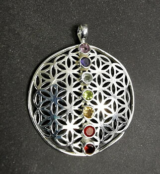 Livets blomma Chakra Halsband  