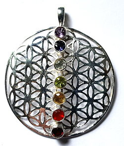 Livets blomma Chakra Halsband  