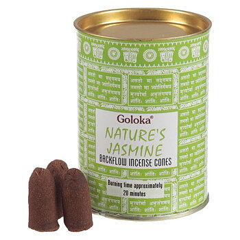 Goloka Backflow Jasmine Rökelsekoner