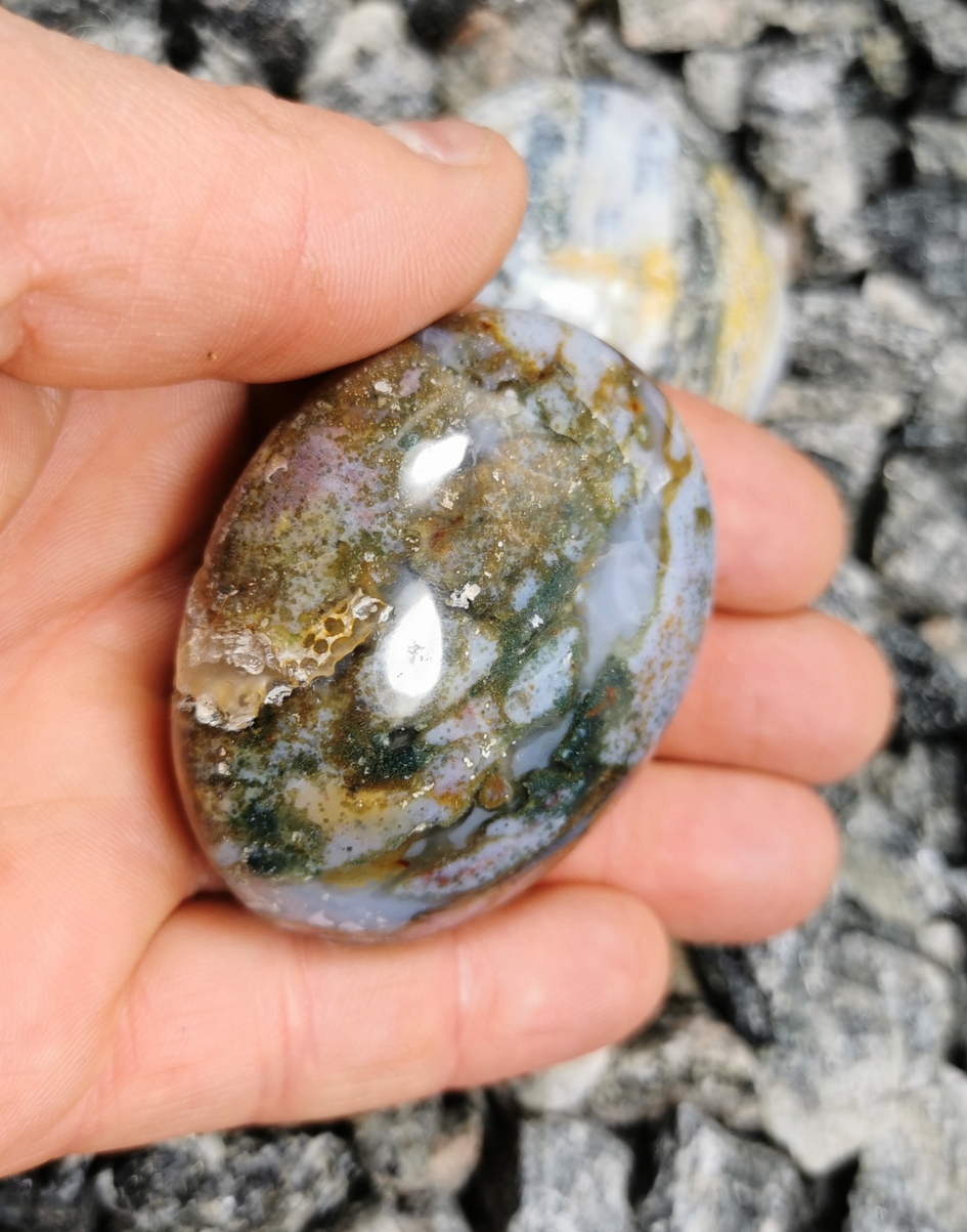 Pebbles "No Worry Stone" - Ocean Jaspis - 3