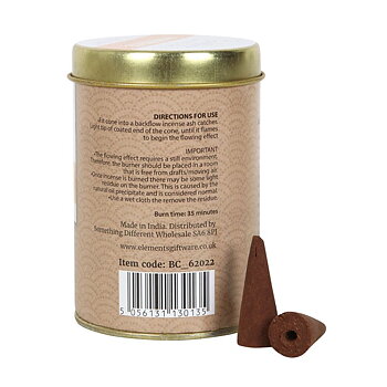 Backflow Jumbo Rökelsekoner i Burk -  Frankincense