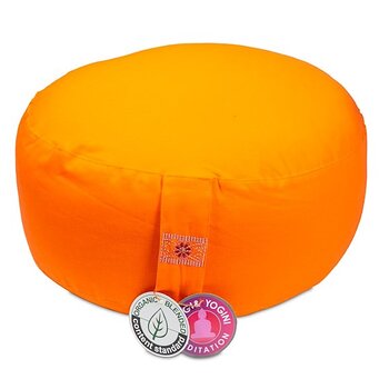 Meditationskudde - Orange - Eko