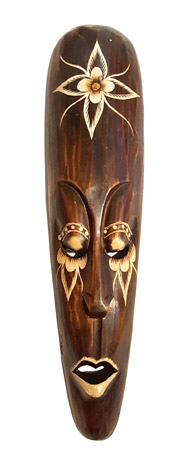 Indonesisk Mask - Lotus Eyes - 95cm