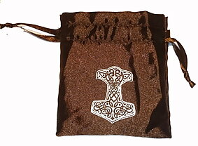 Satinpåse med Torshammare
