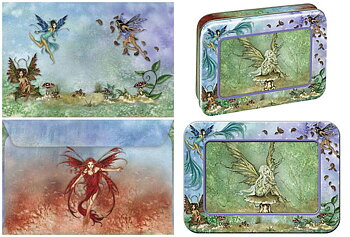 Amy Brown Vykort Sprites Paket