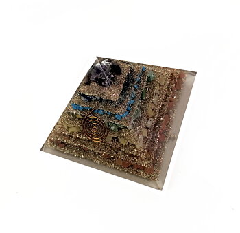 Orgonite Pyramid - Chakra Pyramid -Layers
