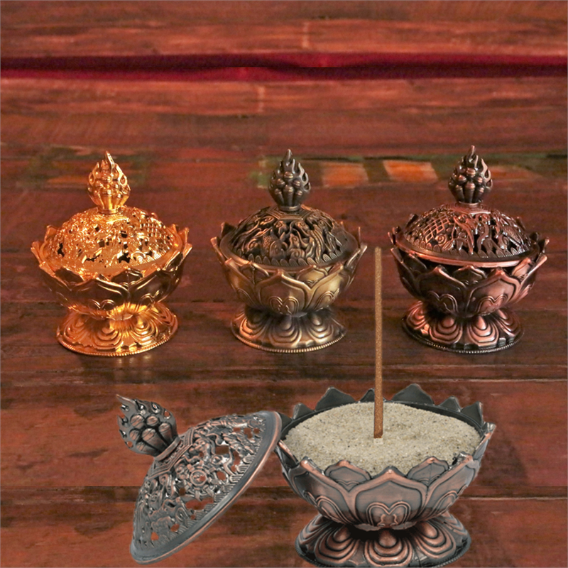 Tibetanska Rökelse brännare -Koppar - 2
