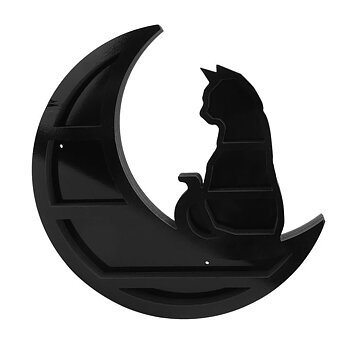 Kristallhylla - Katt och Måne