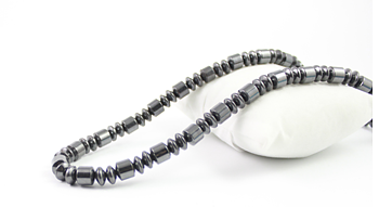 Magnetisk Hematit  Halsband  - Disk Form 