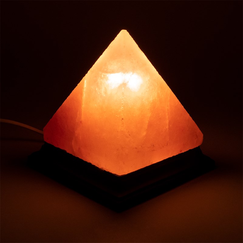 Saltkristall Lampa,  Pyramid - 2