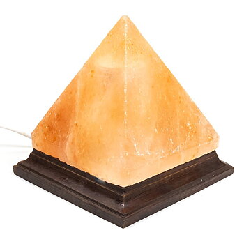 Saltkristall Lampa,  Pyramid