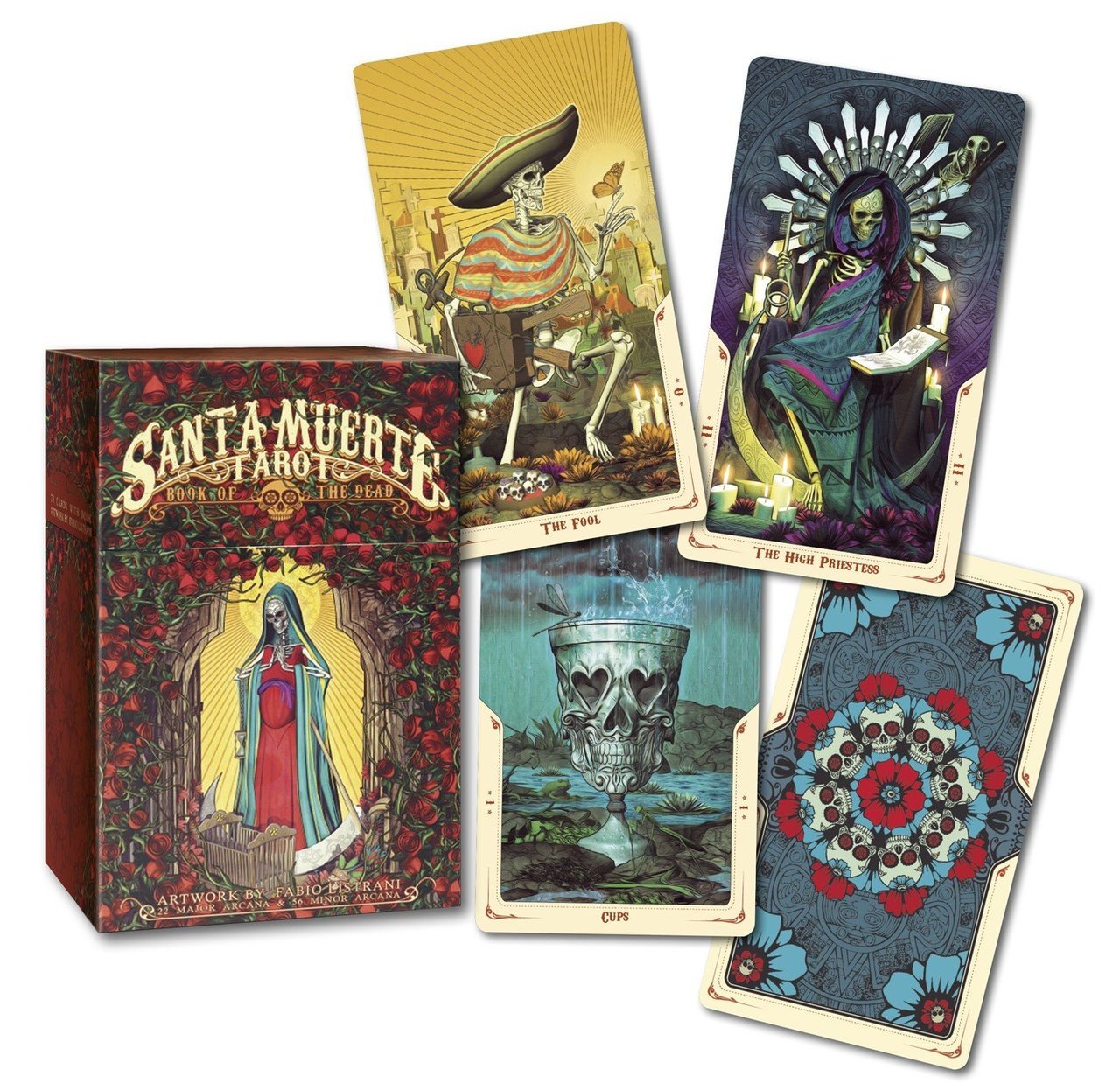 Santa Muertetarot Tarot Cards ,  Fabio Listrani  - Hardbox
