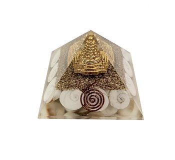Orgonite Pyramid - Shivas triumph/Golden Temple