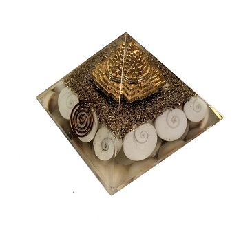 Orgonite Pyramid - Shivas triumph/Golden Temple