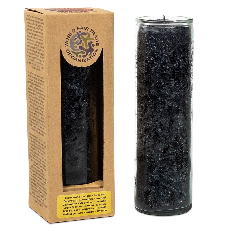 Svart Doftljus  - Black Forest - 21cm