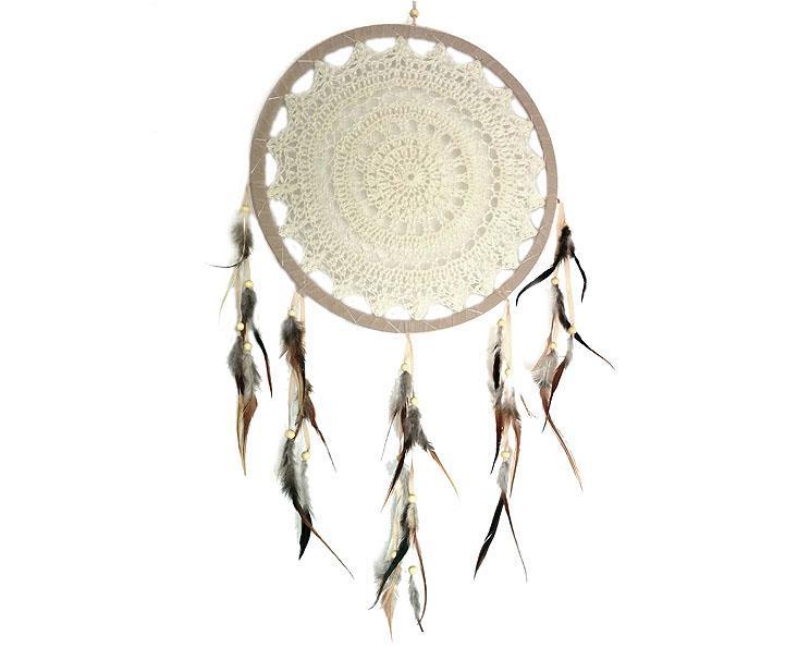 Virkad Drömfångare, Mandala - 32cm - 4