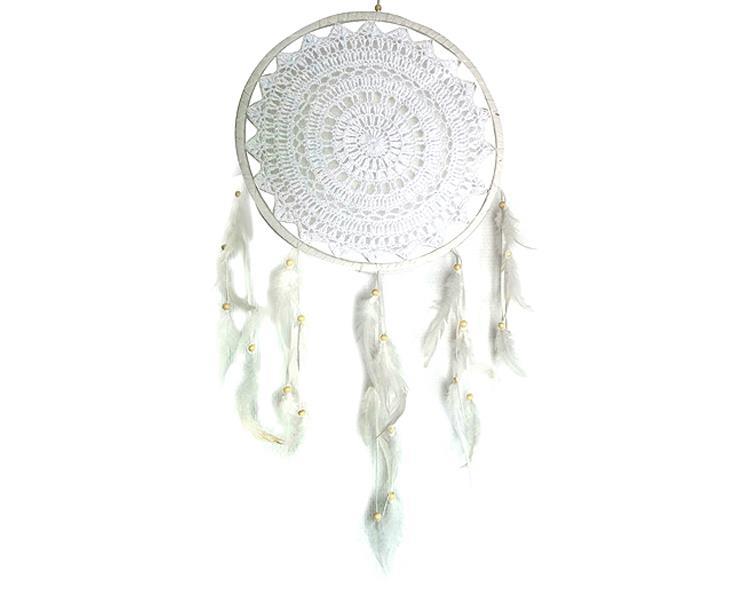 Virkad Drömfångare, Mandala - 32cm - 3