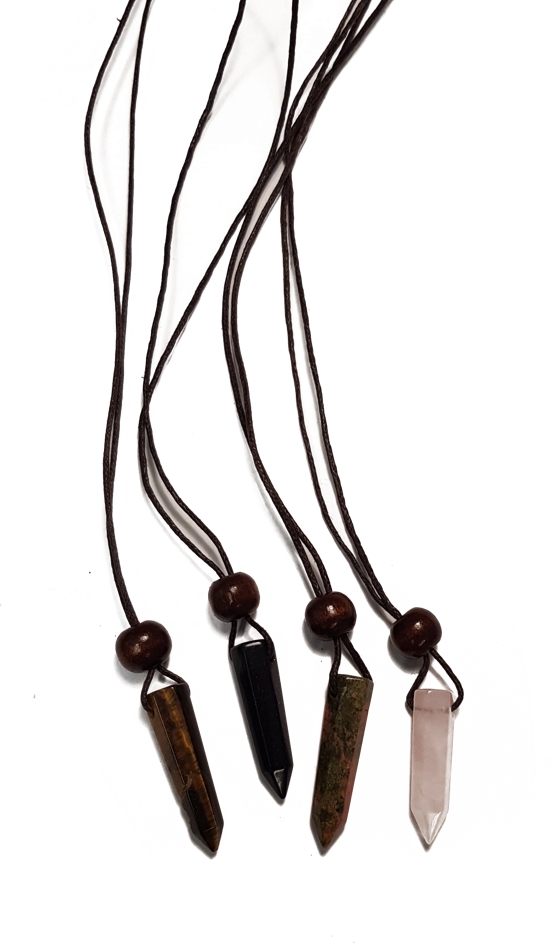 Halsband med Halvädelsten
