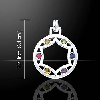  "Flower" Sädesfältscirkel Geometrisk Halsband av  Peter Stone 