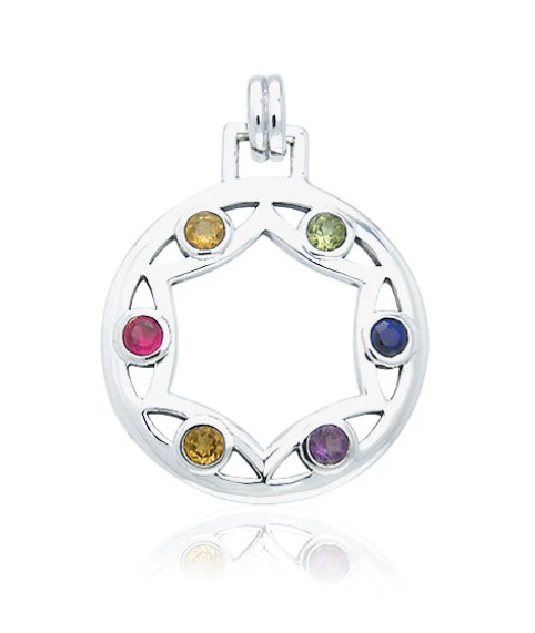  "Flower" Sädesfältscirkel Geometrisk Halsband av  Peter Stone 