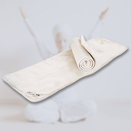 Yogamatta i merinoull -  160x65 cm - Latexbotten - Eko - 2